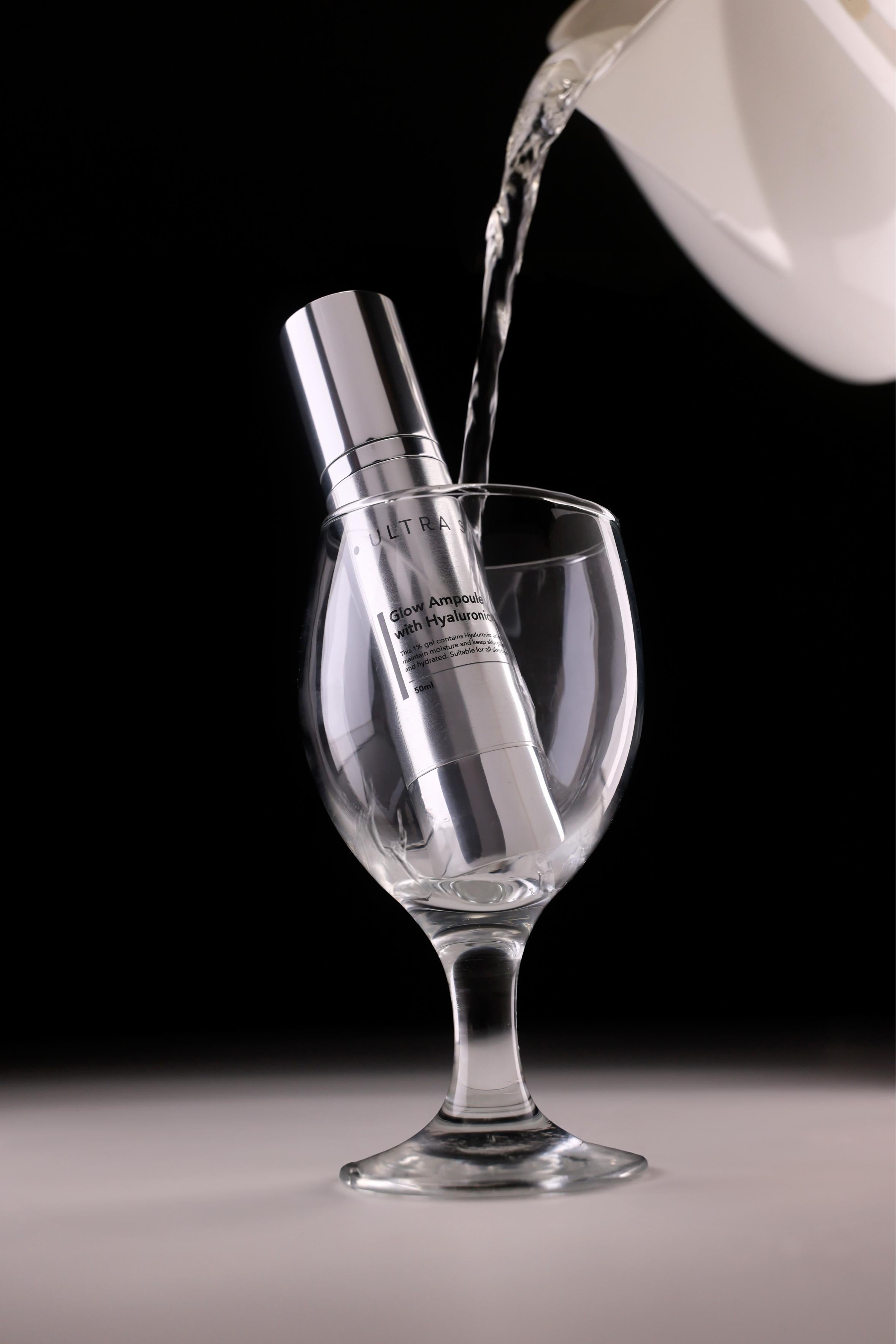 Glow ampoule with hyaluronic 1%