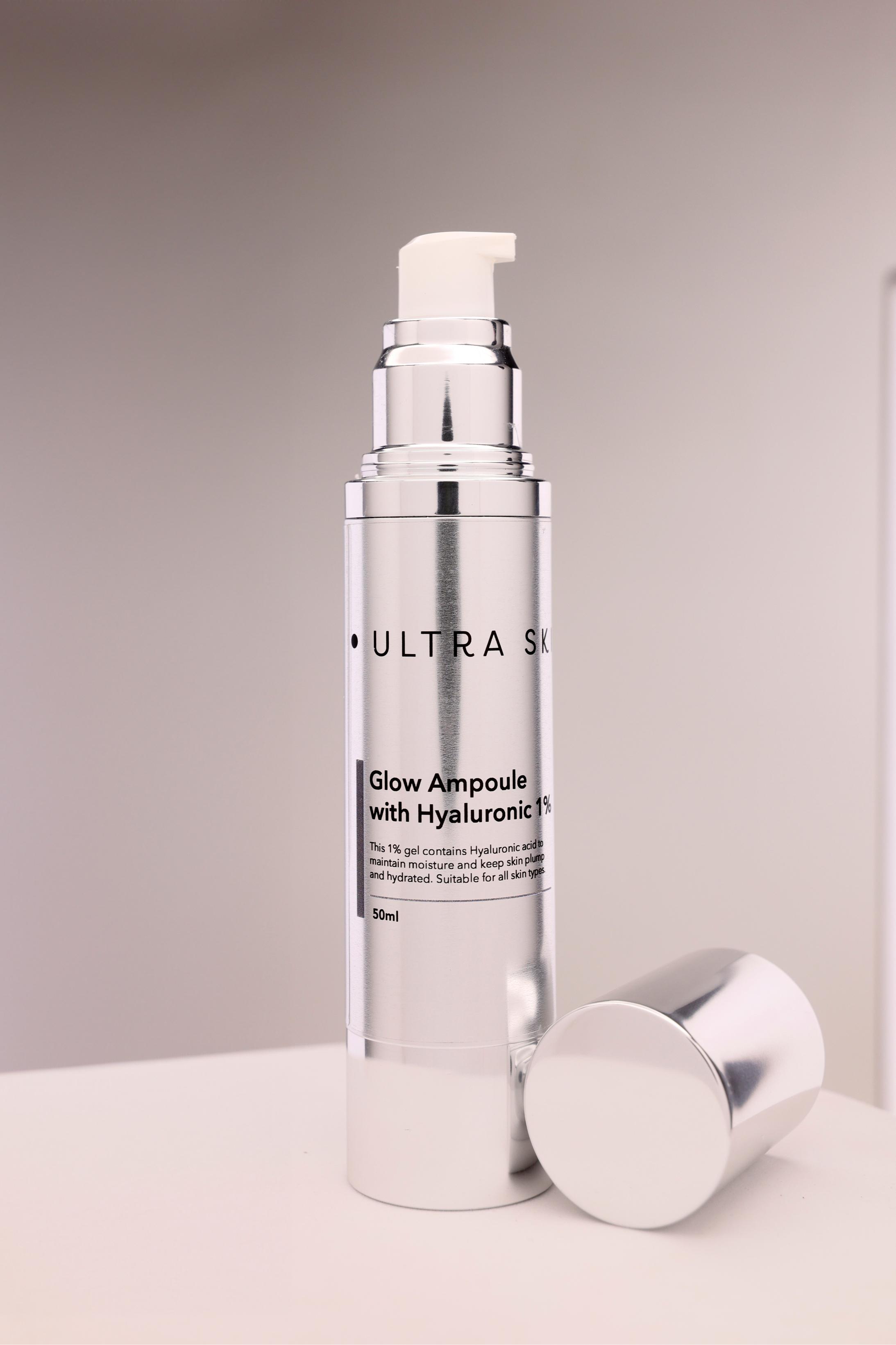 Glow ampoule with hyaluronic 1%